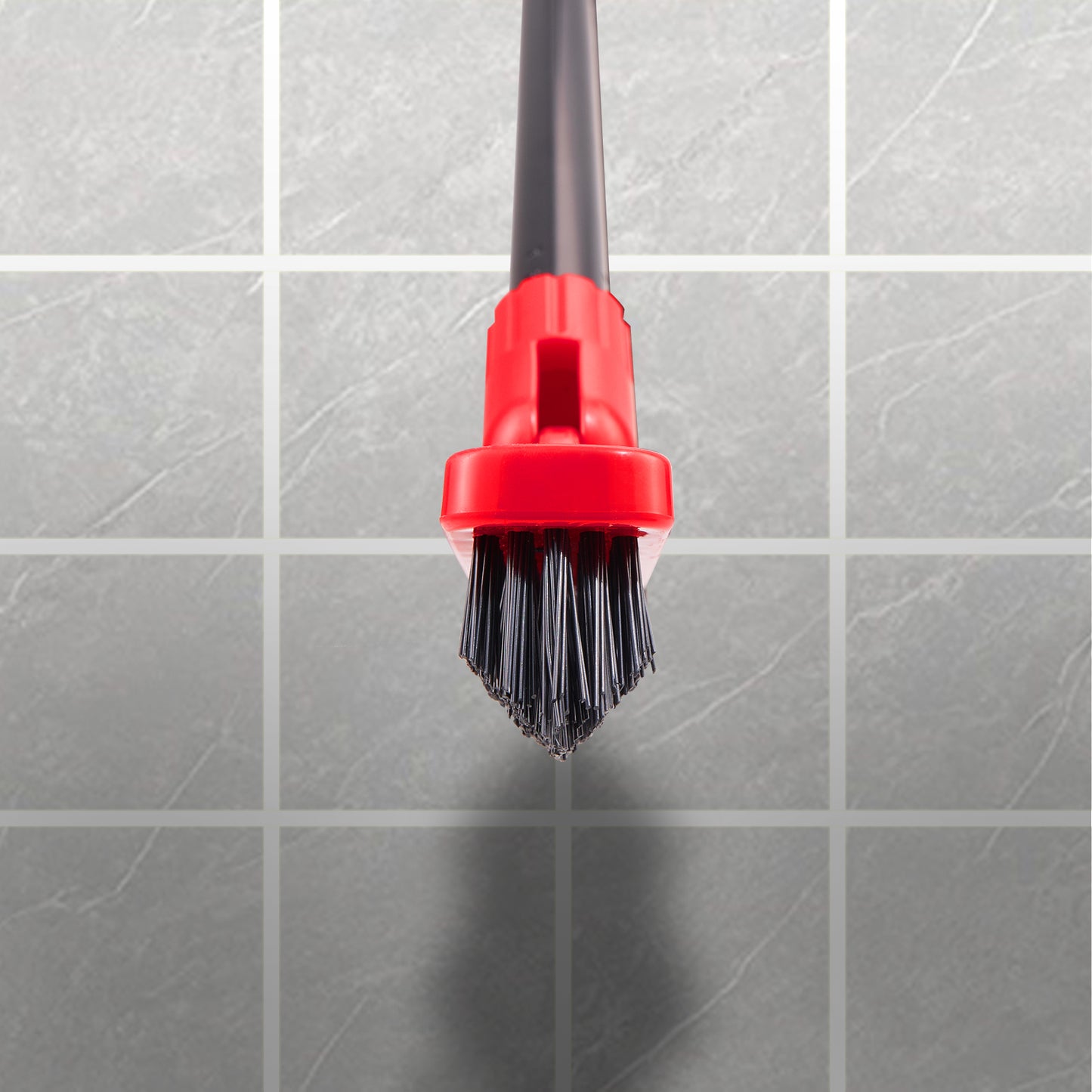 Mitclear V-shape Grout Scrubbing Brush with Long Handle(52IN)