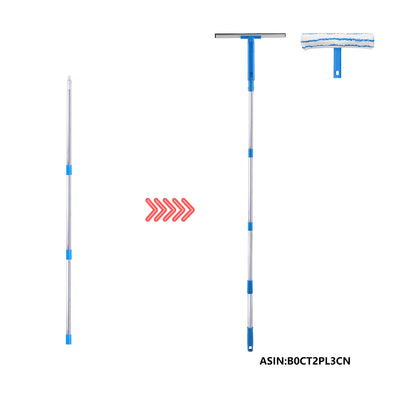 Mitclear Additional Extension Poles for Window Squeegee(42")