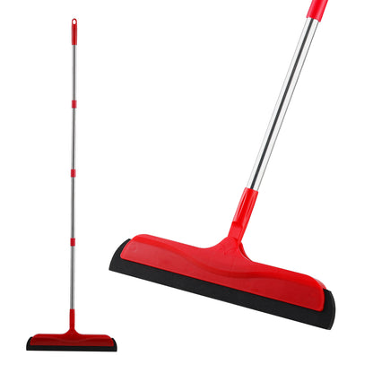 Mitclear Floor Squeegee with Adjustable Handle(49IN), Foam Squeegee for Wet Room
