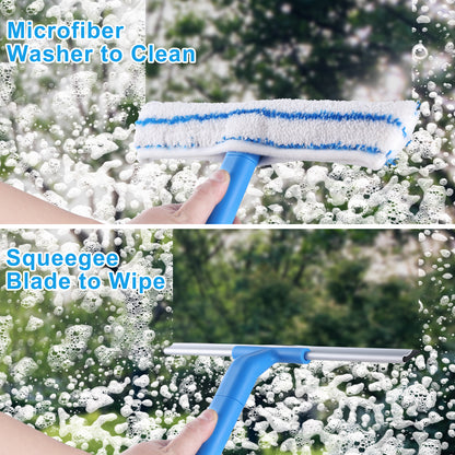 Mitclear Window Cleaner with Long Handle(57IN)