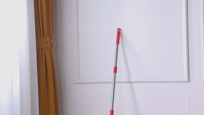 Mitclear Floor Squeegee Mop Heavy Duty with Telescopic Handle(57IN)