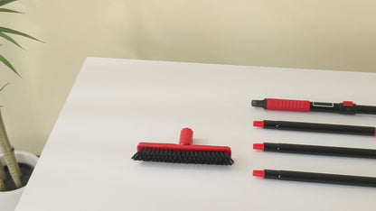 Mitclear V-shape Grout Scrubbing Brush with Long Handle(52IN)
