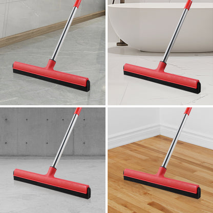 Mitclear Floor Squeegee Mop Heavy Duty with Telescopic Handle(57IN)